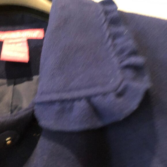 Beautiful royal blue wool coat. 20W EUC - Picture 3 of 4